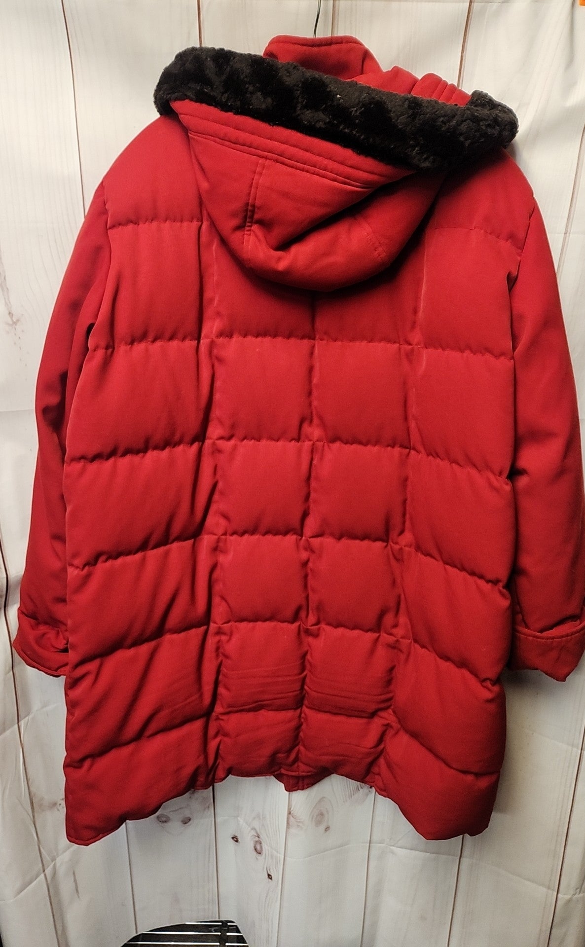 Talbots Women's Size XL Red Coat