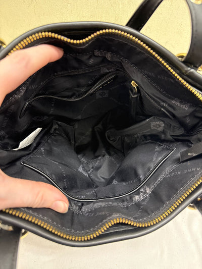 Anne Klein Black Tote Bag AS IS - marks on front