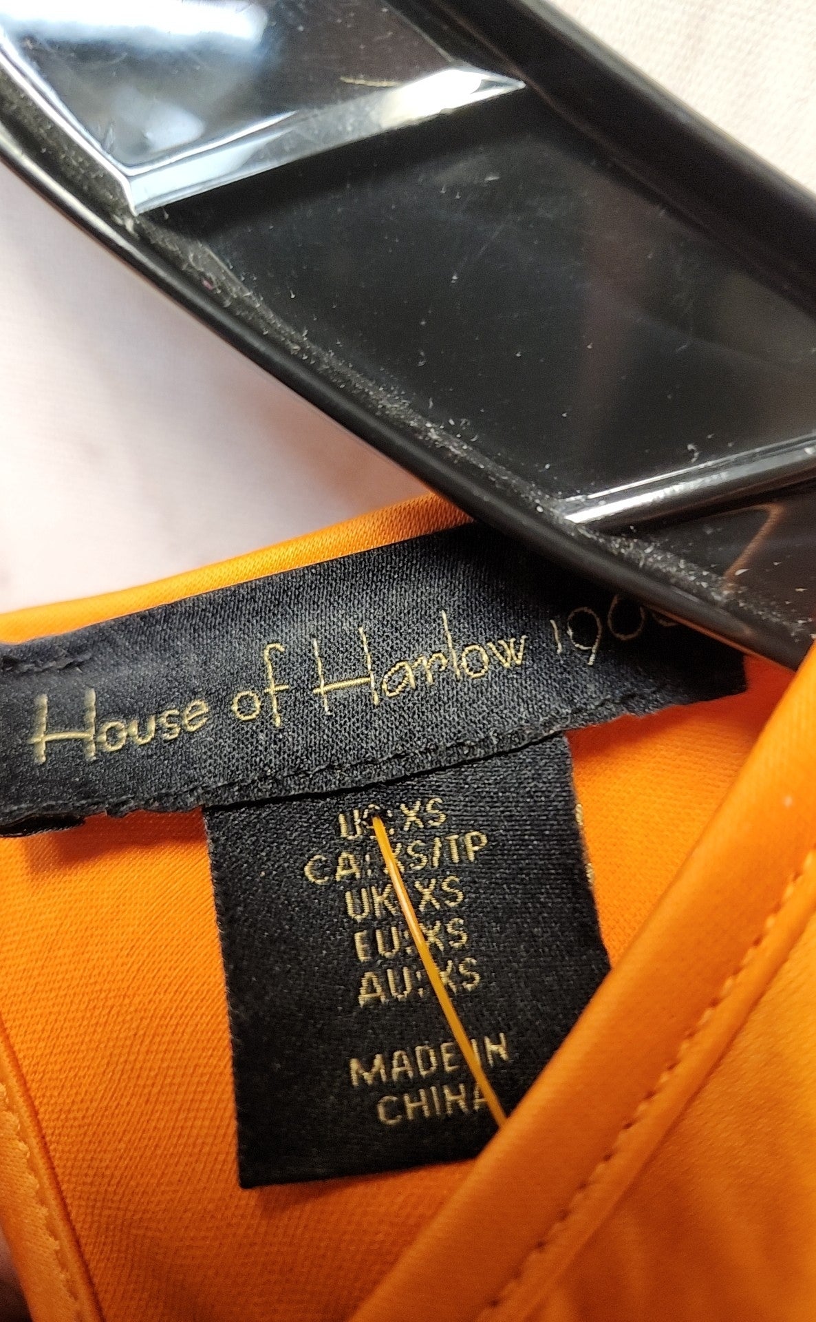 House of Harlow 1960 Women's Size XS Orange Dress