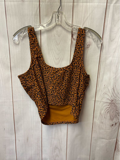 Ninety-Nine Women's Size XL Brown Animal Print Sleeveless Top