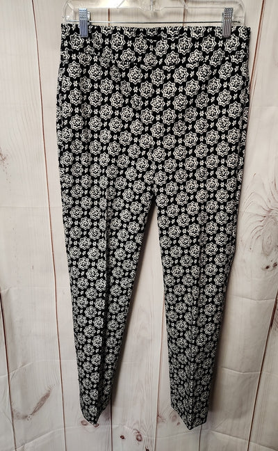Talbots Women's Size 4 Black & White Pants Chatham Ankle Pant