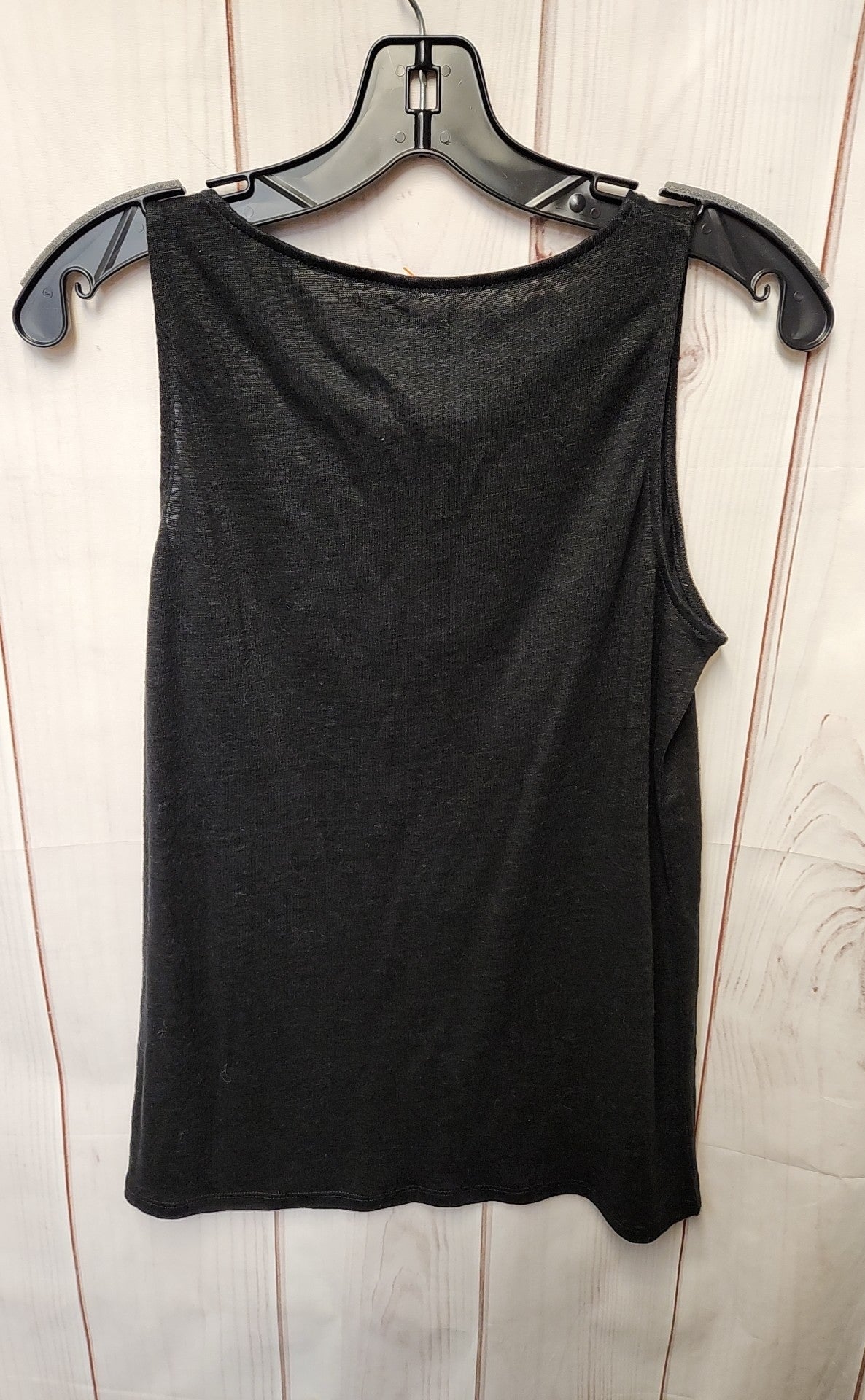 Garnet Hill Women's Size M Black Sleeveless Top
