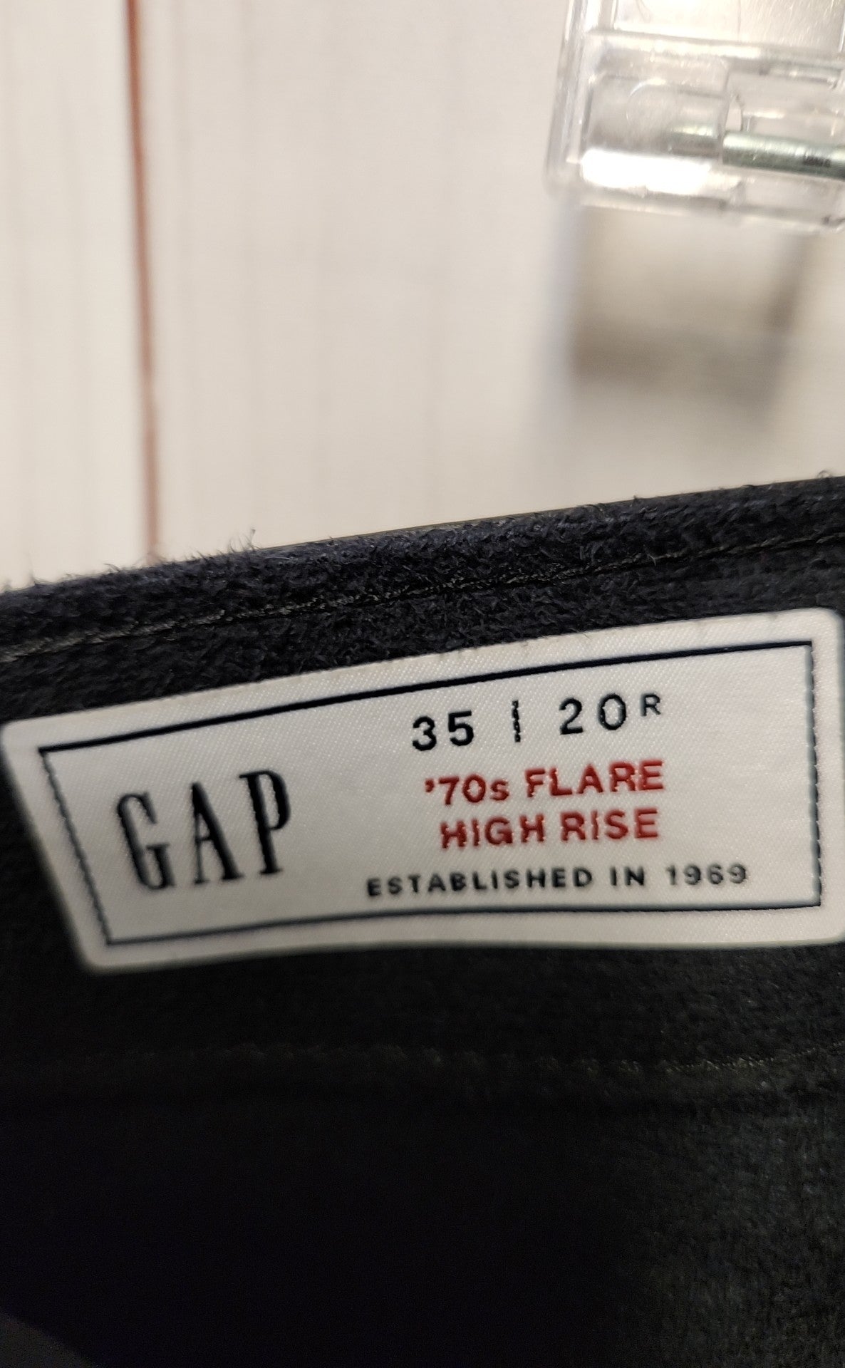 Gap Women's Size 20 Black Pants '70s Flare High Rise