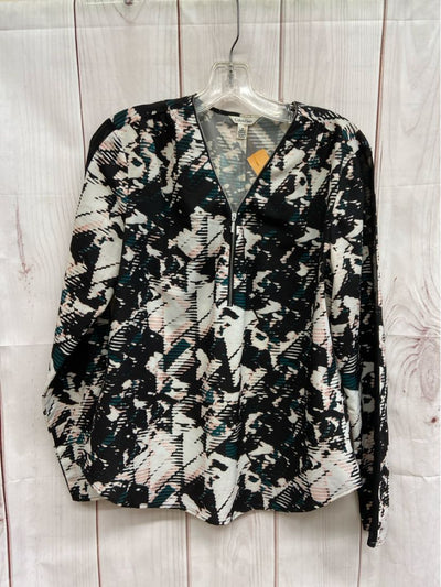 Calvin Klein Women's Size M Black Long Sleeve Top