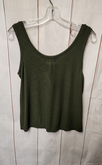 Madewell Women's Size S Green Sleeveless Top