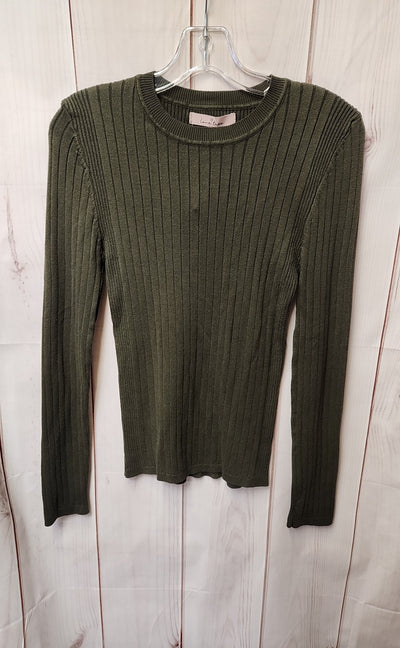 Love Tree Women's Size L Green Long Sleeve Top