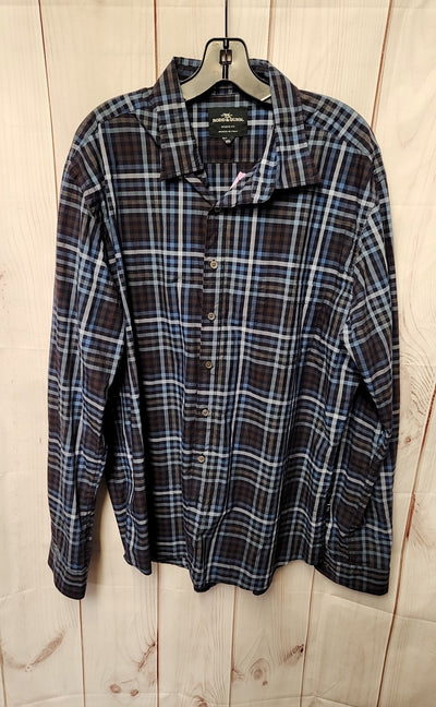 Rodd & Gunn Men's Size 2X Blue Shirt