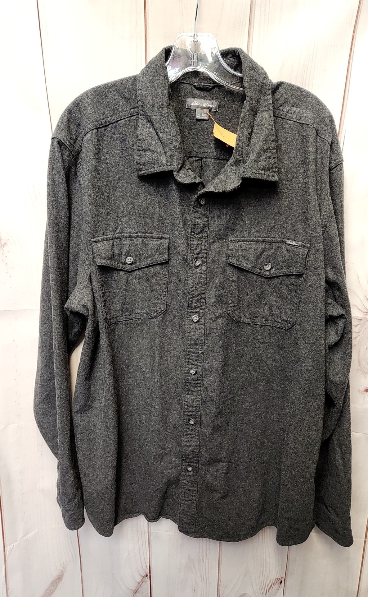 Eddie Bauer Men's Size 2XL Gray Shirt
