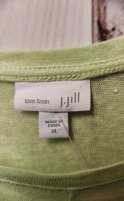 J Jill Women's Size XL Green Sleeveless Top