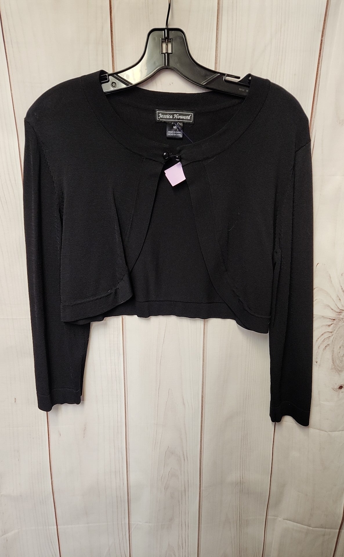 Jessica Howard Women's Size M Black Cardigan
