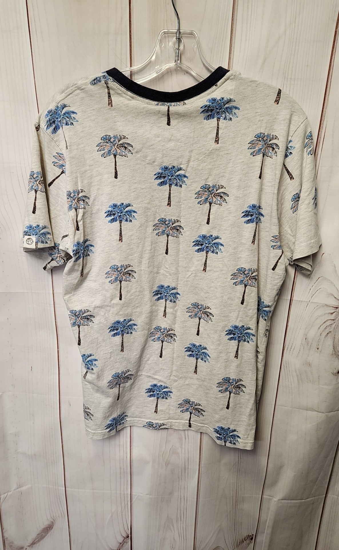 Free Planet Women's Size M Gray Short Sleeve Top