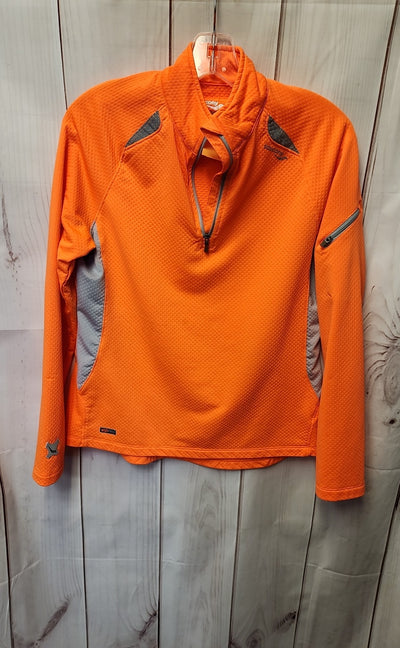 Saucony Women's Size M Orange Long Sleeve Top