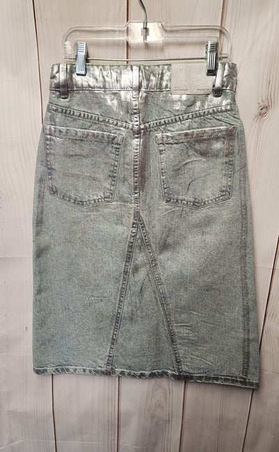 Zara Girl's Size 10 Silver Skirt