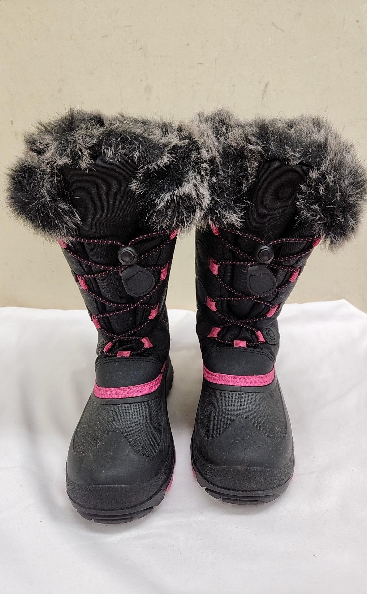 Kamik Girl's Size 3 Black Boots Shoes