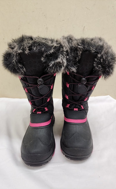 Kamik Girl's Size 3 Black Boots Shoes