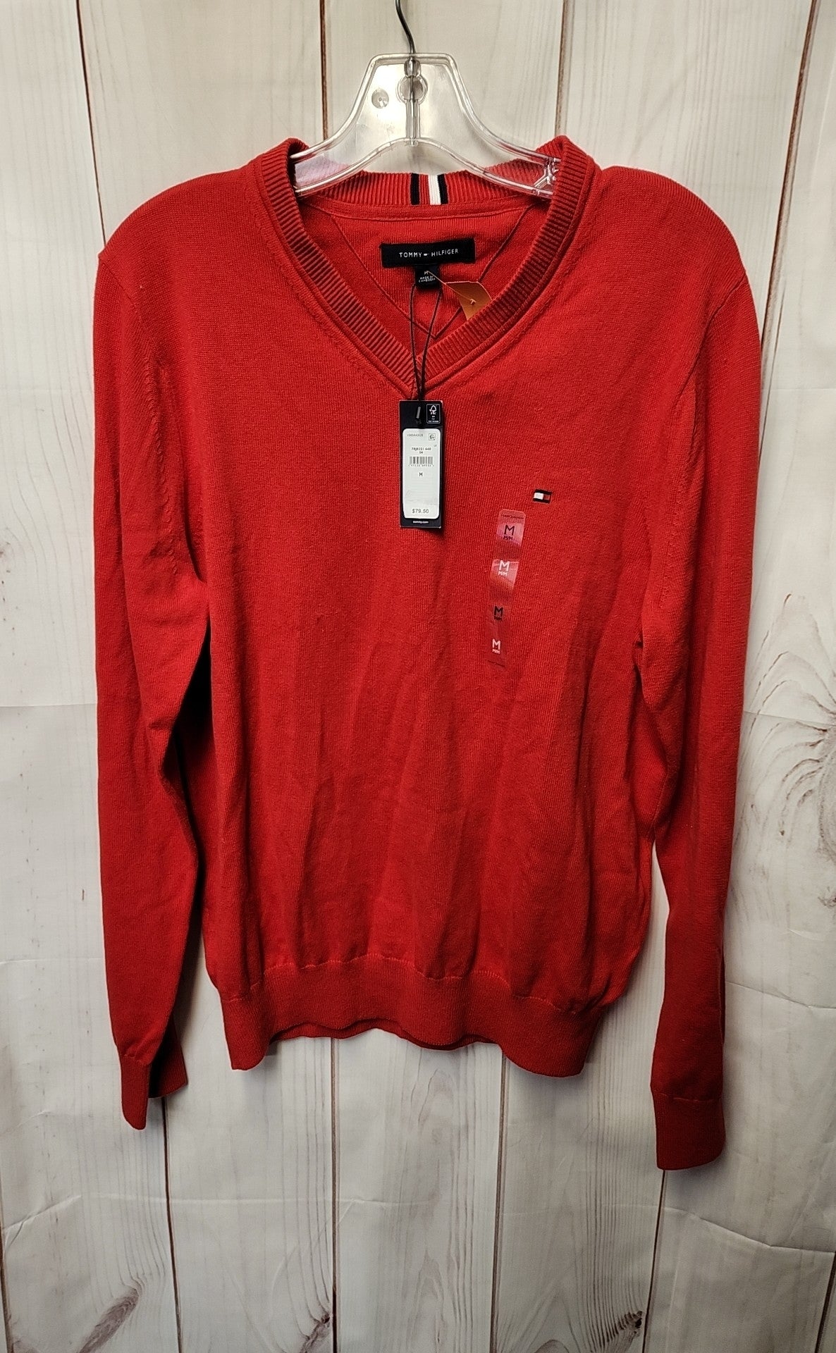NWT Tommy Hilfiger Men's Size M Red Sweater