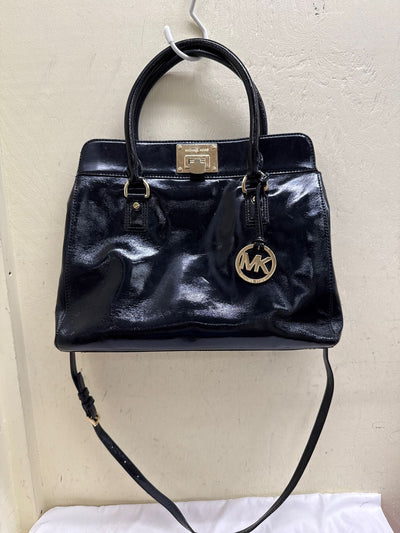 Michael Kors Astrid Patent Leather Black Purse Bag