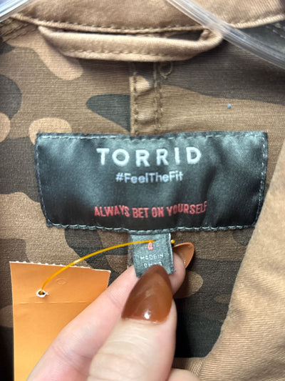 Torrid Women's Size 4X Brown Jacket