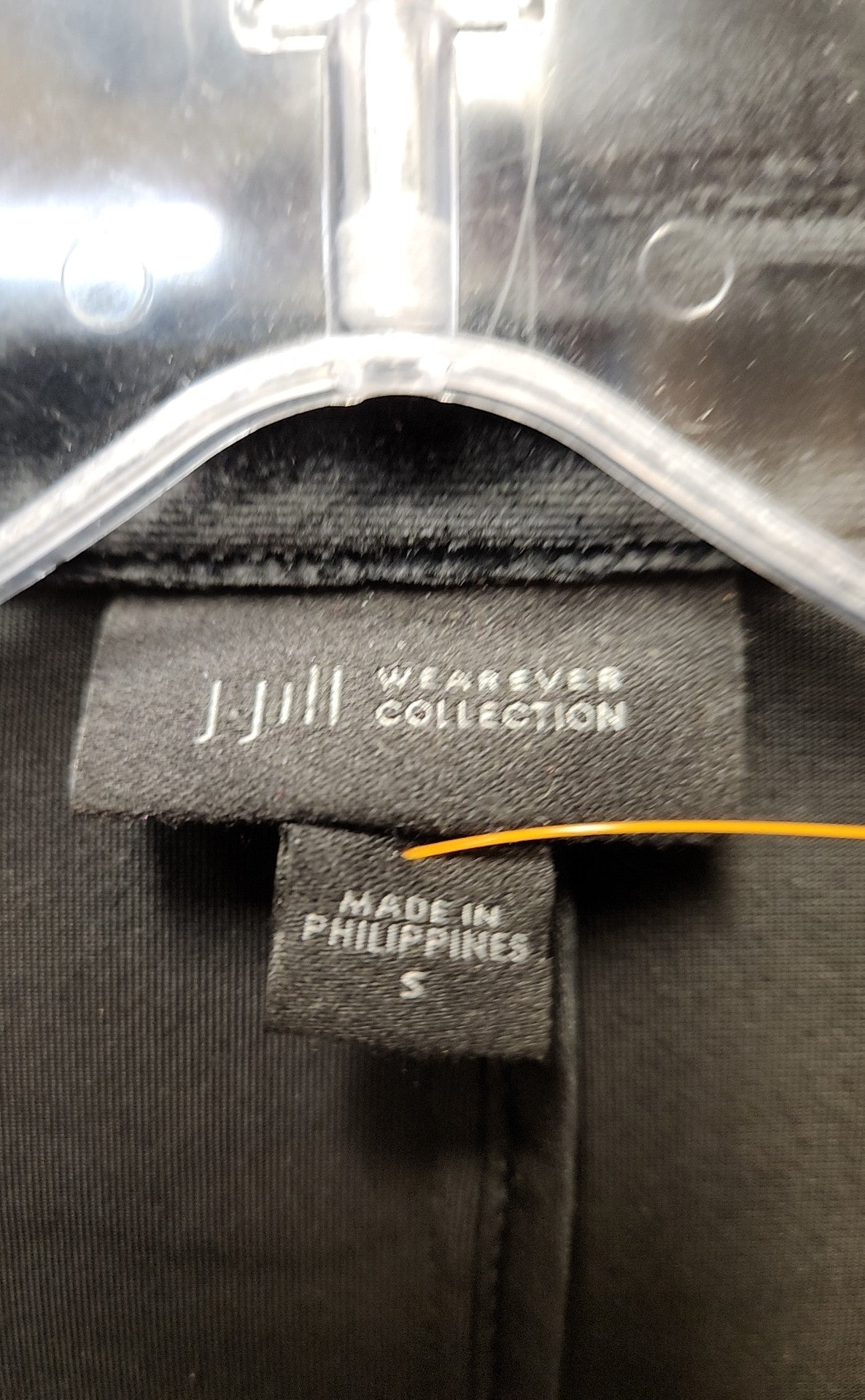 J Jill Wearever Collection Women's Size S Black Velour Jacket