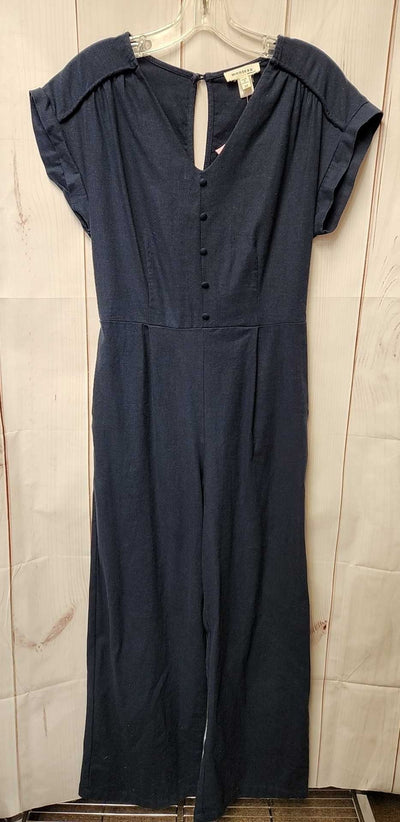 Monteau Women's Size M Navy Jumpsuit