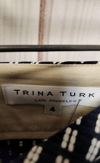 Trina Turk Women's Size 4 Navy Skirt