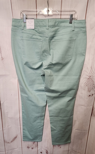 Talbots Women's Size 32 (13-14) Light Blue Jeans Slim Ankle Jean
