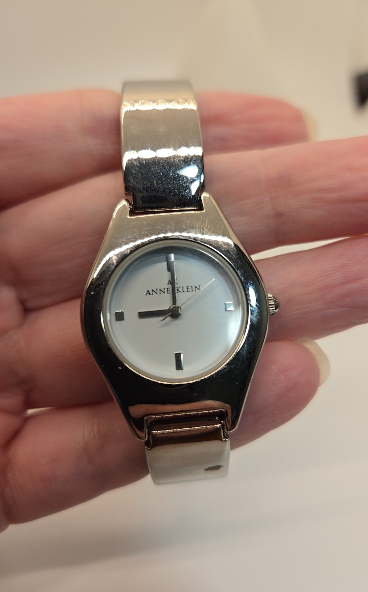 Anne Klein Stainless Steel Watch NEEDS BATTERY