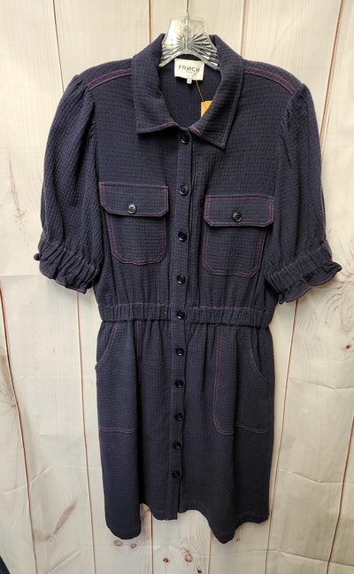 FRNCH Paris Women's Size M Navy Dress