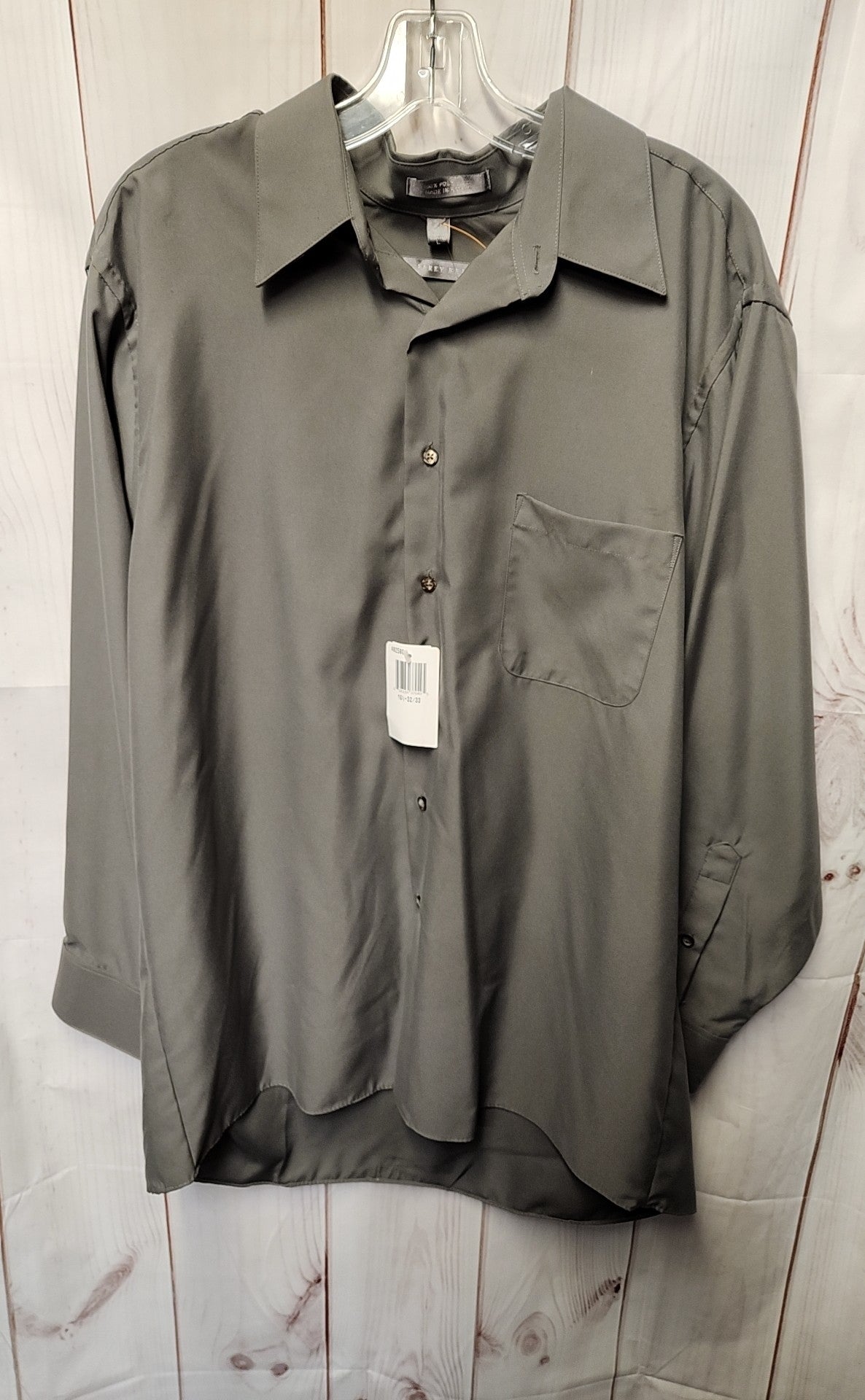 Geoffrey Beene Men's Size L Olive Green Shirt