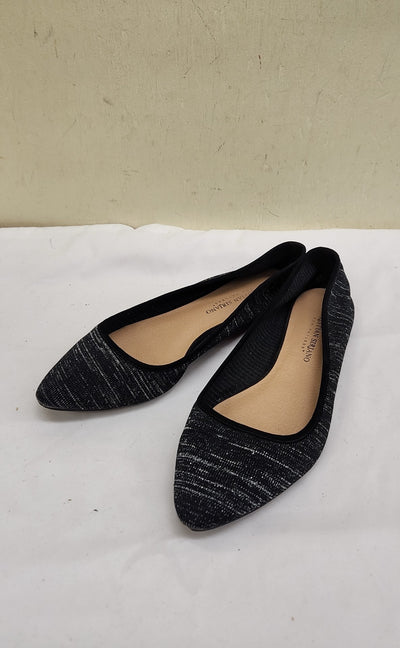 Christian Siriano Women's Size 7-1/2 Black Flats Shoes