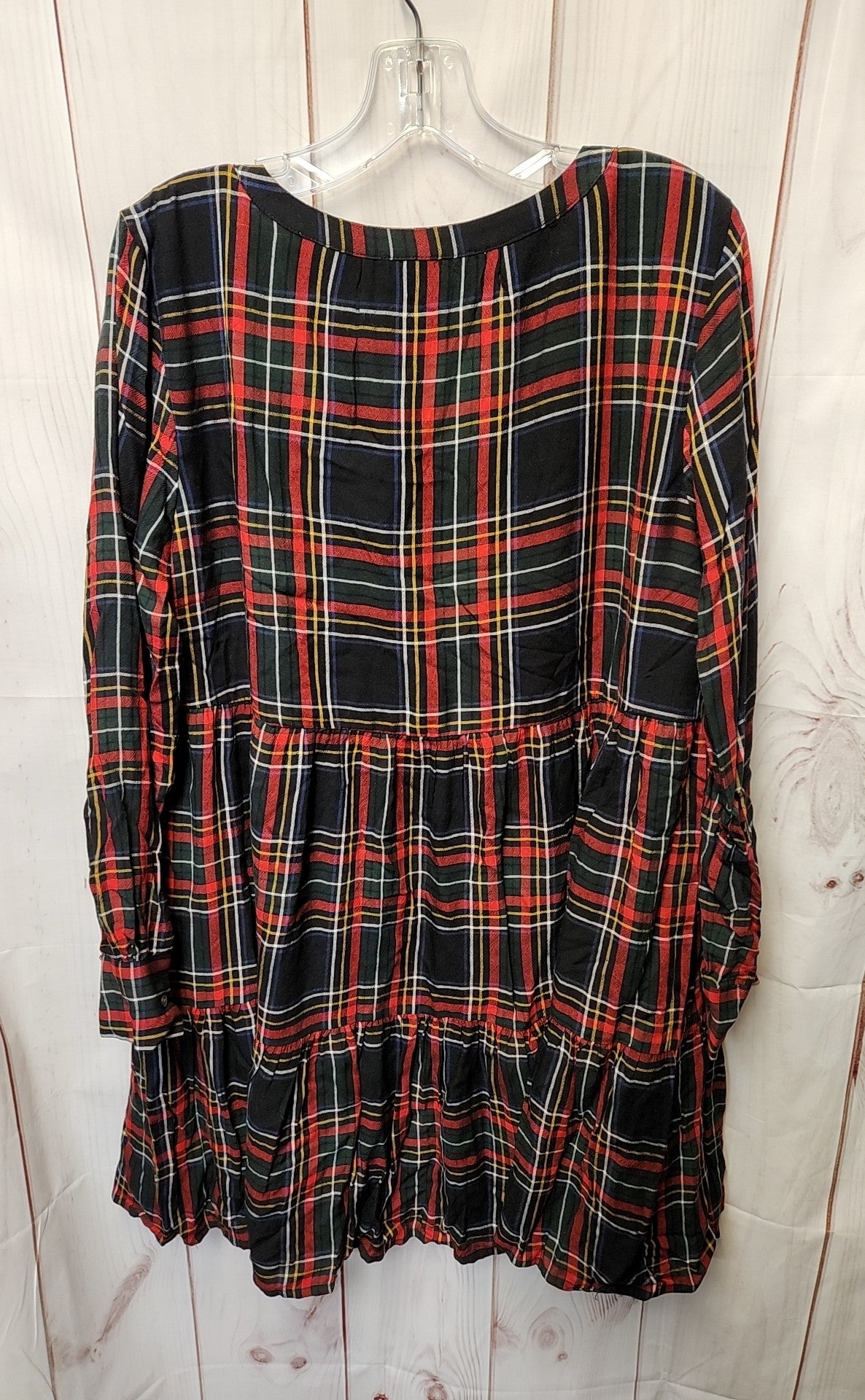 Loft Women's Size M Black & Red Dress