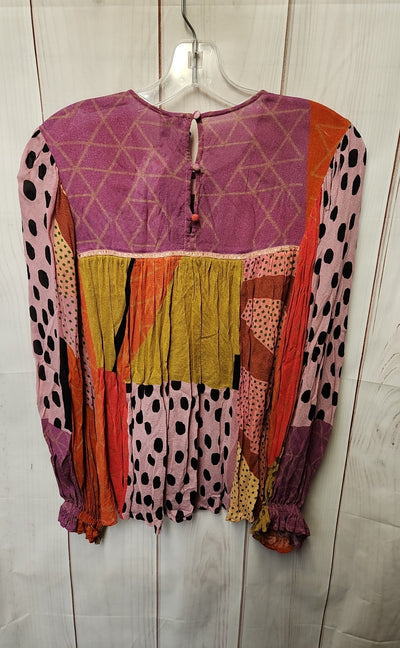 Blank Women's Size M Pink Long Sleeve Top