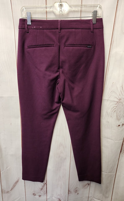 White House Black Market Women's Size 2 Purple Pants The Slim Ankle