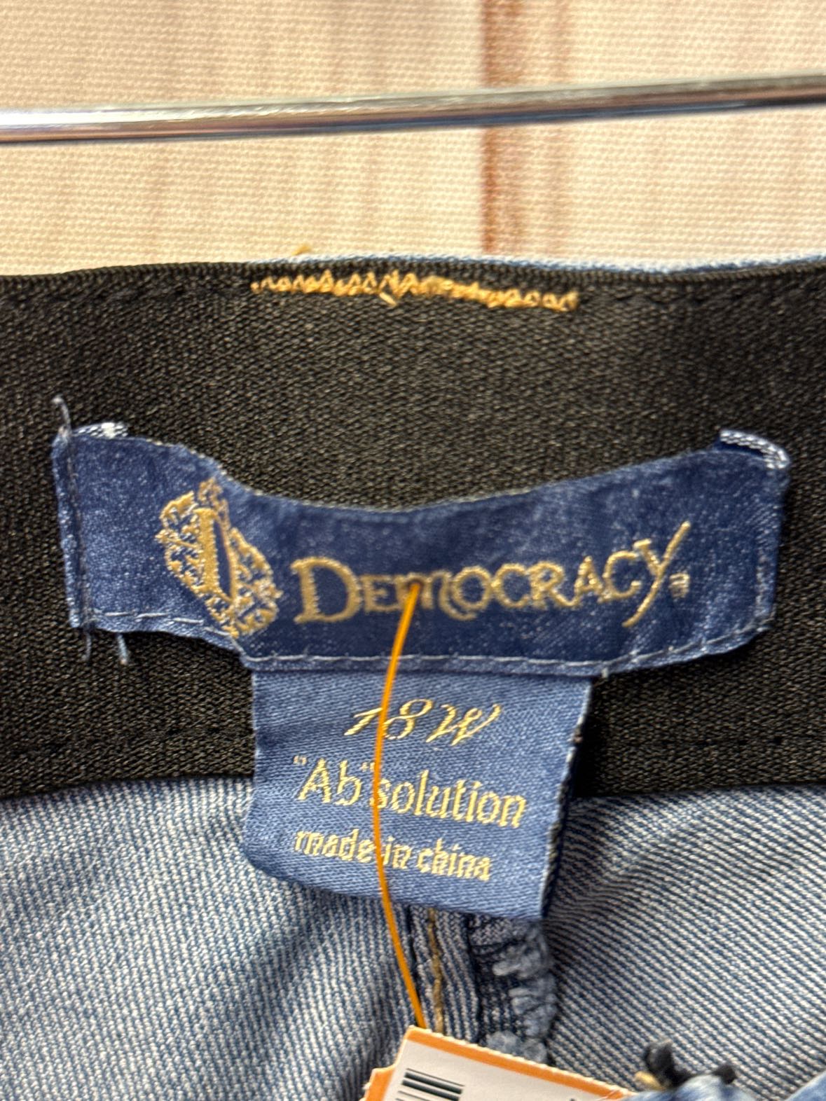 Democracy Women's Size 18P Blue Jeans