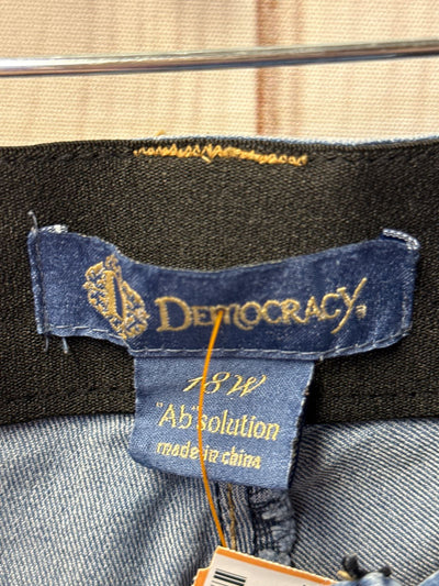 Democracy Women's Size 18P Blue Jeans