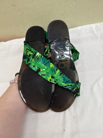 INC Women's Size 7 Green Sandals