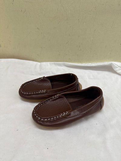 Fashion Boy's Size 11-1/2 Brown Shoes