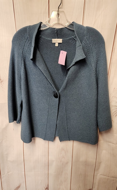 Kinross Women's Size M Blue Cardigan