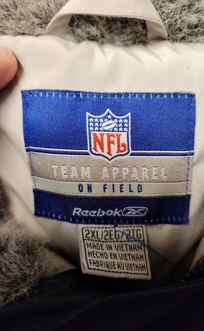 New England Patriots NFL Reebok Men's Size 2X Navy Coat