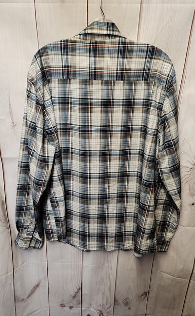 Eddie Bauer Men's Size XL Green Shirt