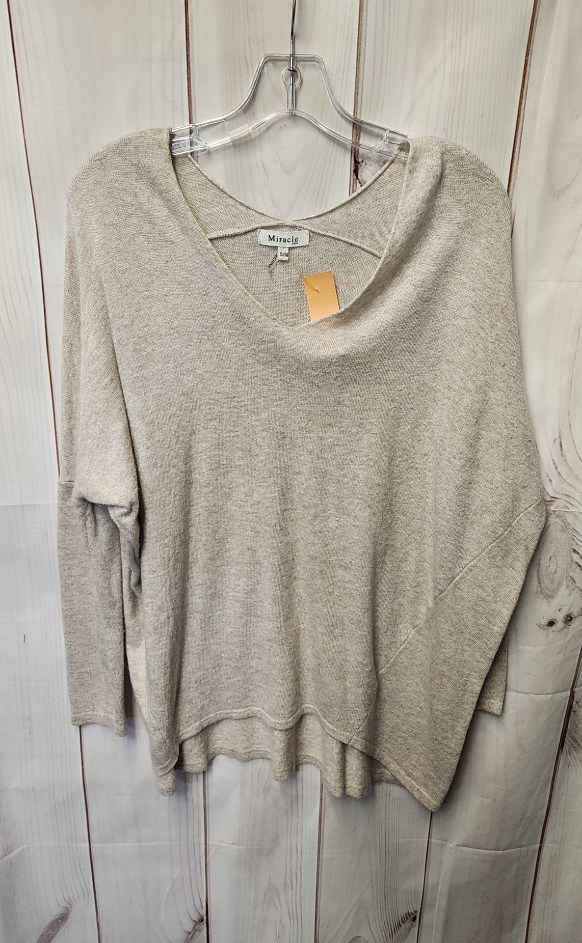 Miracle Women's Size S/M Beige Sweater