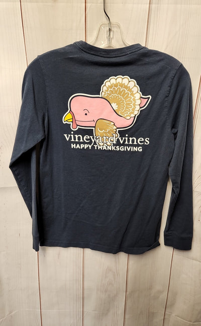 Vineyard Vines Boy's Size 12/14 Navy Shirt
