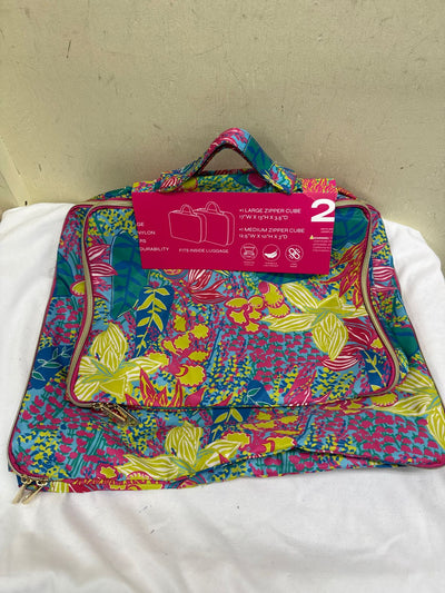 NWT Trina Turk Multi-Color Luggage Packing Cubes