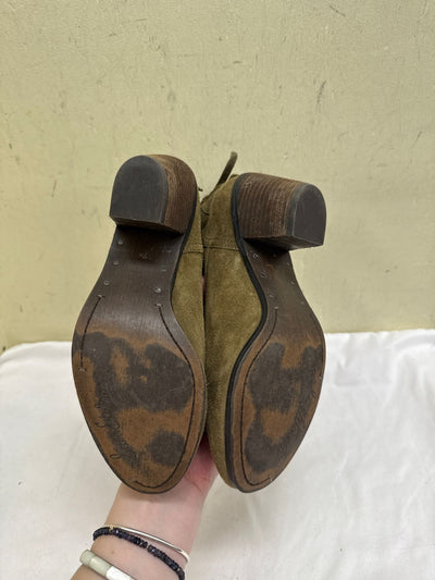 Sam Edelman Women's Size 7-1/2 Brown Suede Boots Shoes