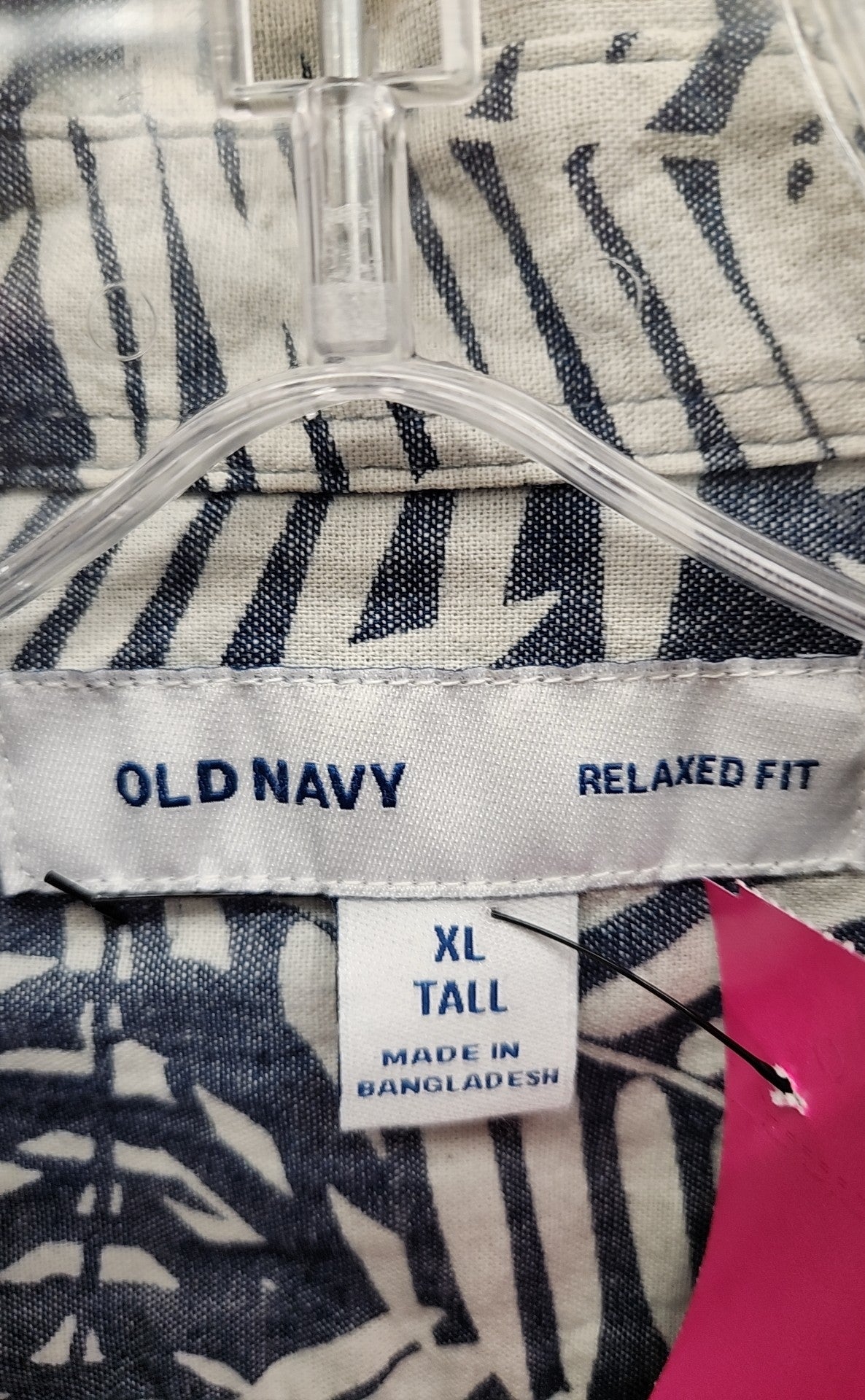 Old Navy Men's Size XL Blue Shirt