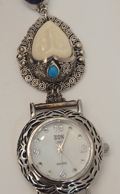 NIB Eon 1962 Swiss Movement Stainless Steel Toggle Closure Watch