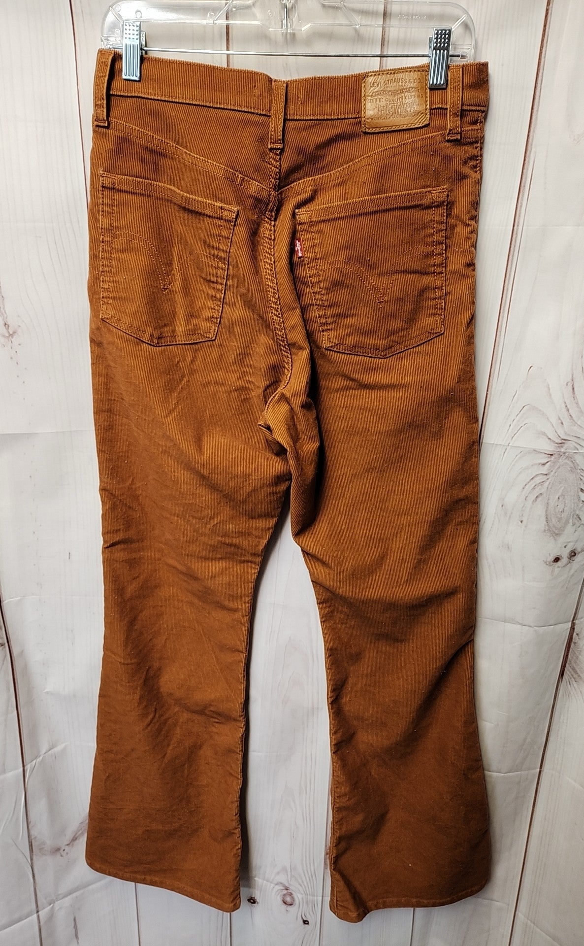 Levis Women's Size 29 (7-8) Brown Pants Ribcage Flare