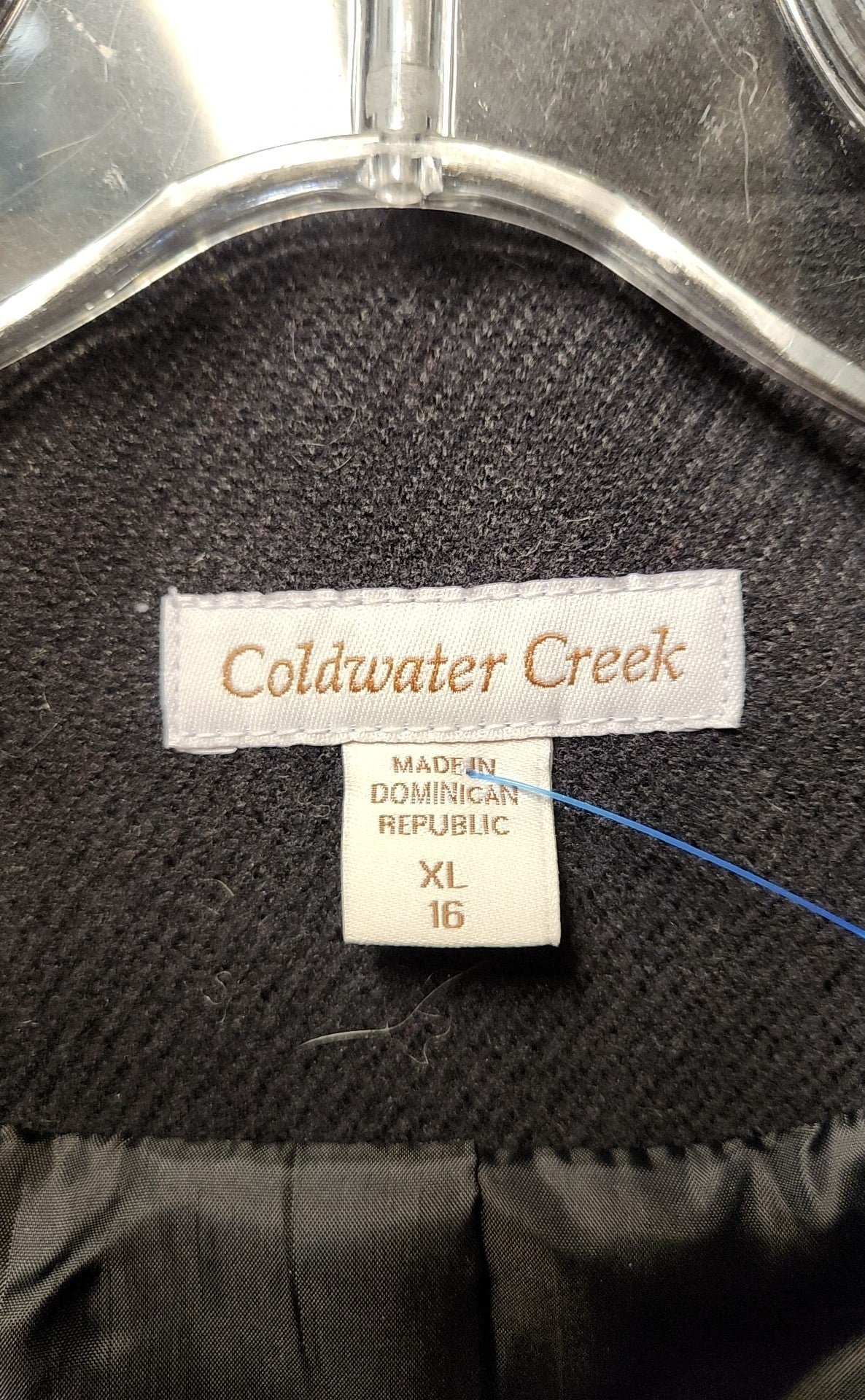 Coldwater Creek Women's Size XL Black Coat