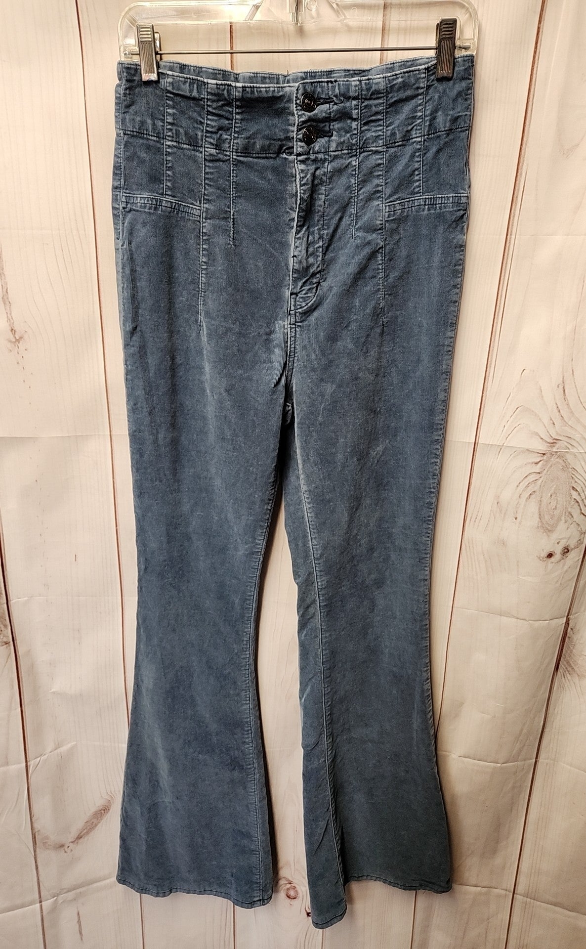 We the Free Women's Size 29 (7-8) Blue Corduroy Pants