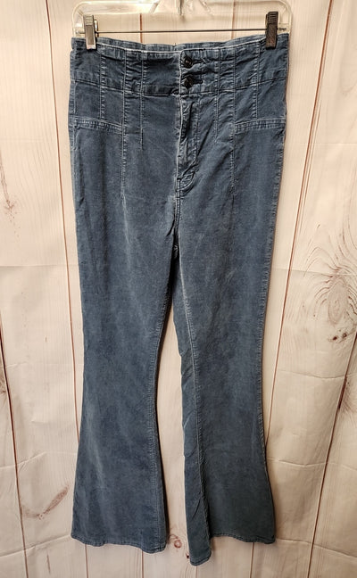 We the Free Women's Size 29 (7-8) Blue Corduroy Pants